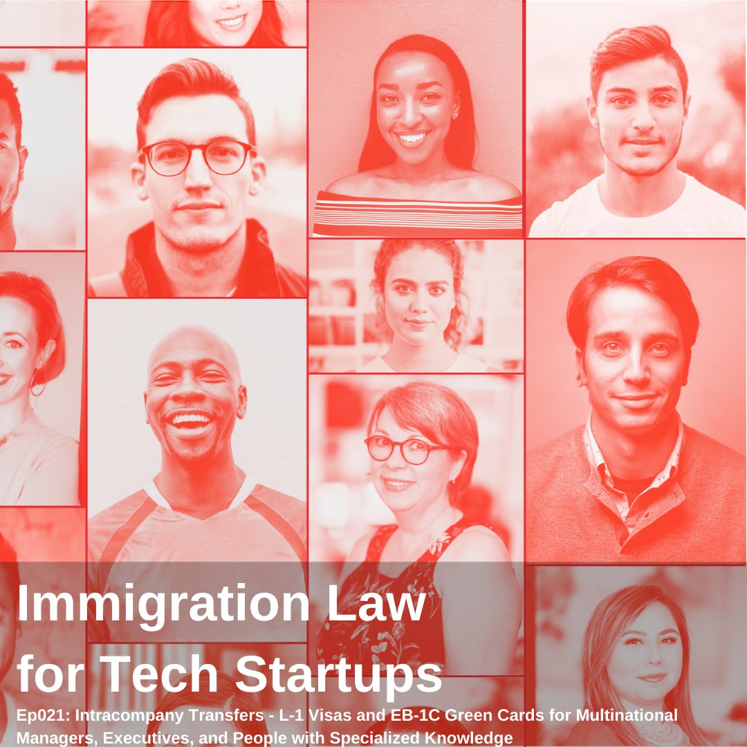 Sophie_Alcorn's tweet image. Today on Immigration Law for Tech Startups, we talk about intracompany transfers, specifically the #Lvisas and #EBgreencards for managers, executives, and people with specialized knowledge. Listen → alcorn.law/podcast/021-in… #ImmigrationLawForTechStartups #nonimmigrantvisa