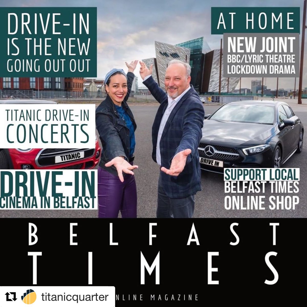 Tickets on sale 7pm tonight #titanicdrivein #thenewoutout #maritimemile