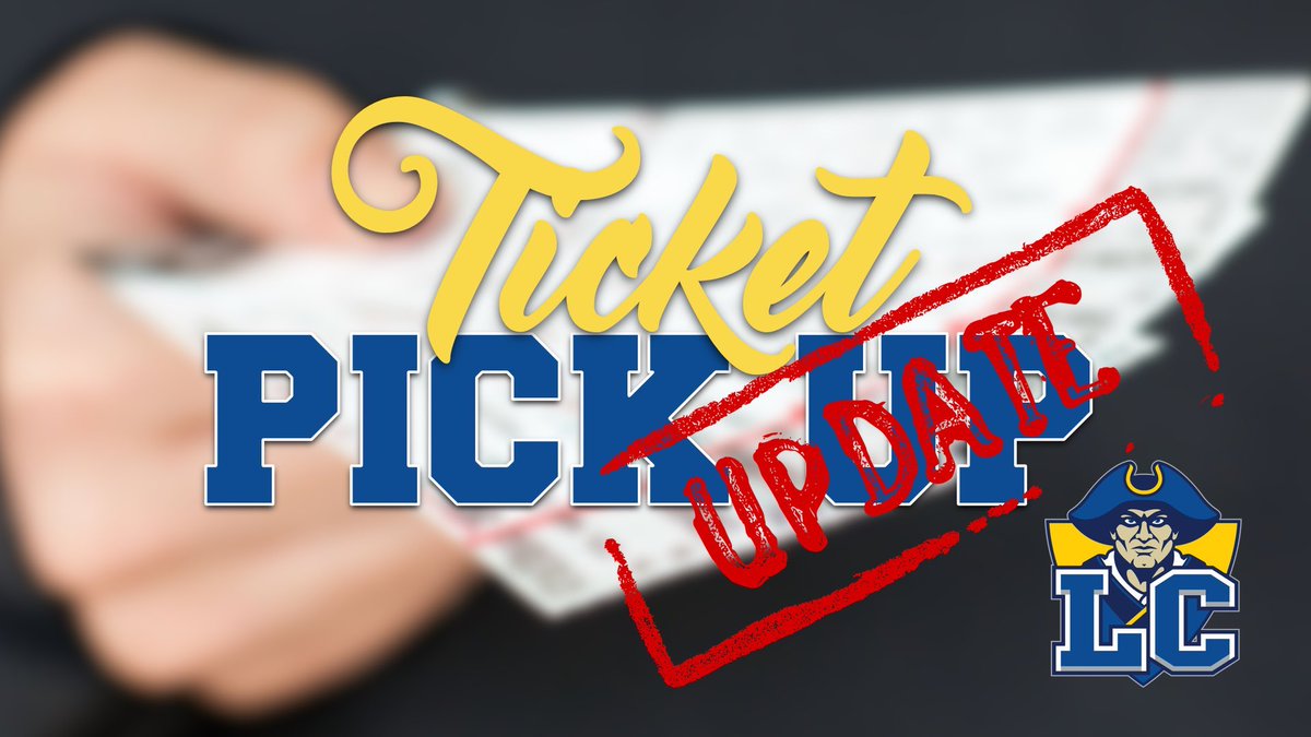 Hey <a href="/LCHSClassof2020/">LCHS Class of 2020✊</a>!

🚨GRADUATION TICKET PICKUP - UPDATE 🚨

🗓 TODAY!
⏰ 8A-11A and 2P-5P ONLY

PLEASE pick up your NEW <a href="/GlobeLifeField/">Globe Life Field</a> Graduation tickets TODAY ONLY at The ‘View. 

This will be your only chance to pickup. See you SOON. 

#BeRevolutionary #WeAreLC