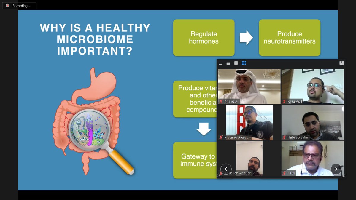 نظمنا ورشة عمل افتراضية لموظفينا بعنوان "مفاهيم ومبادئ الصحة" بالتعاون مع ريكي براون هيلث. شارك 100 موظف من منتجات في الورشة للنقاش في موضوعات تتعلق بالصحة والعافية كالتغذية ومقاومة الإجهاد والنشاط البدني والنوم وصحة العقل. #تعزيز_الصحة