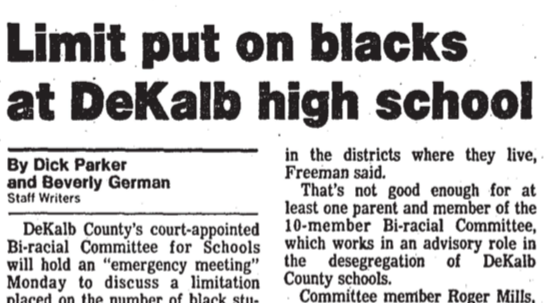 I immigrated to the US at age 9 & attended Lakeside High School in Atlanta,  #Georgia, where parents & the  @NAACP had been battling DeKalb County officials & resistant community members to enroll more black students at Lakeside.