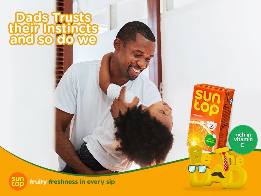 SuntopAfrica's tweet photo. #BetheDad who is quick to protect his small look alike just like Suntop will always be there to boost them with vitamin C. How is your sixth sense?
#HomewithSuntop https://t.co/AFRByeO32a