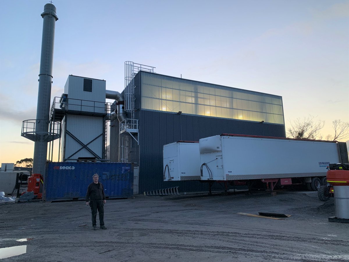JustsenEnergi's tweet image. In April and May, Justsen team, together with Greenham staff, managed to complete the installation of 15 t/h (10 MW) boiler system at the abattoir in Smithton despite the lockdown in most of the world. The boiler is commissioned and in full operation.
#biomass #justsen #australia
