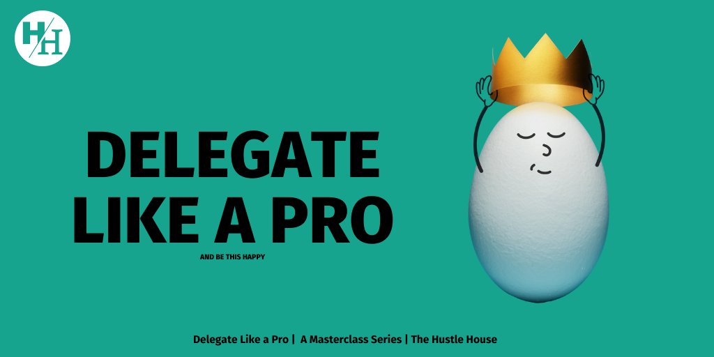 TheHustleHouse1's tweet photo. Want to be as smug as this egg? 

Then get cracking and check out our NEW Delegate Like a Pro Masterclass Series!

https://t.co/HjtJmzX8QY

We'll even give you 20% if you sign up to our Monthly Hustle newsletter: https://t.co/drp8F8S8zw

#delegation #masterclass #learningathome https://t.co/HPDaRR2Tb7