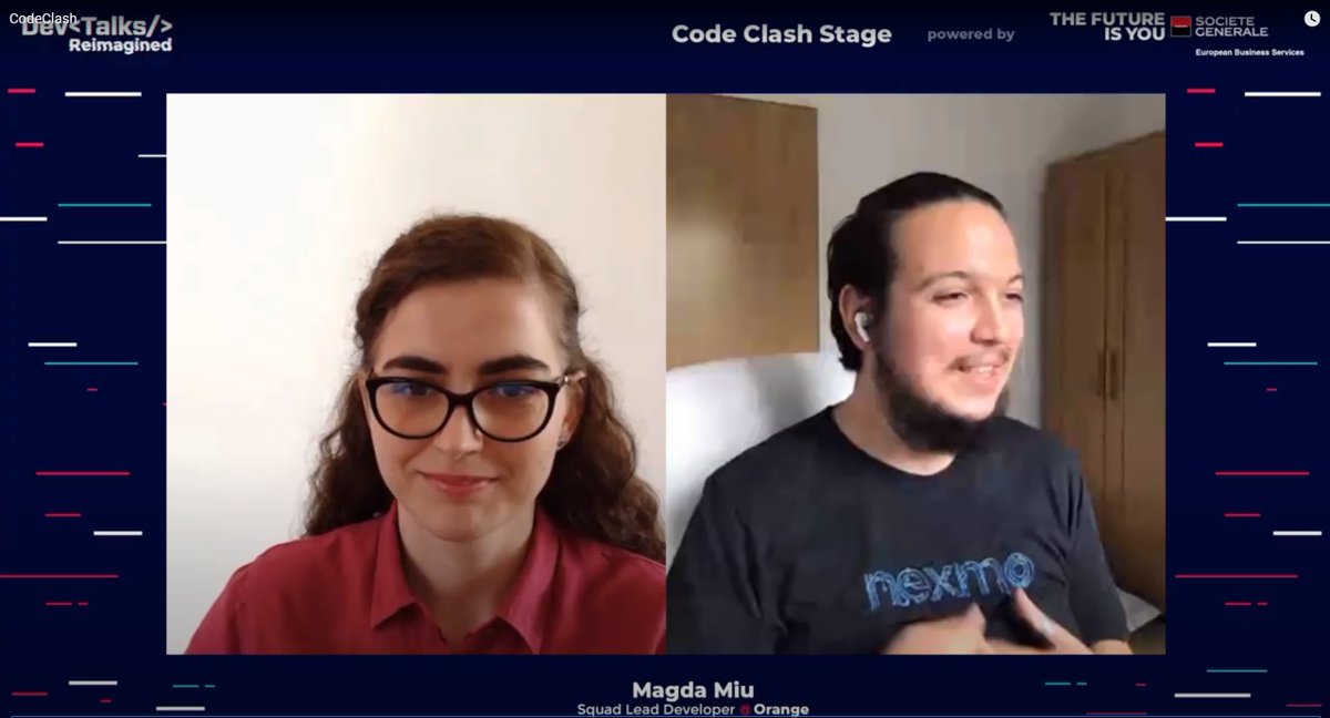 MagdaMiu's tweet photo. The first part of this day was about Clean Code with Kotlin @DevTalksRo I hope you enjoyed my presentation on the CodeClash Stage #CleanCodeWithKotlin #AndroidDev #Kotlin #GDE #GDEjourney https://t.co/3FmPLZrgzG