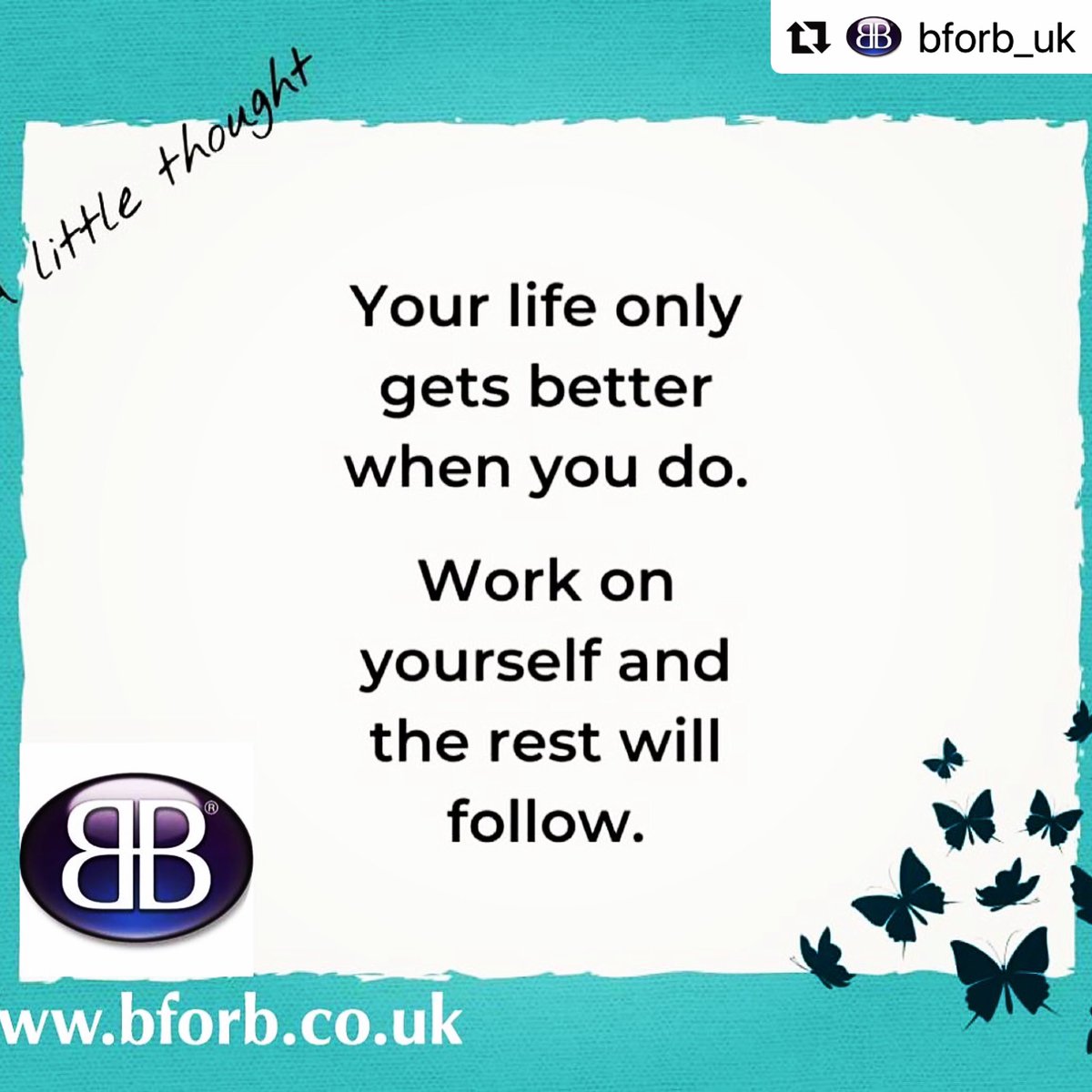 A little reminder from <a href="/BforbUK/">BforB UK Networking Clubs</a> 
#Repost with <a href="/make_repost/">Repost for Instagram</a>
・・・
Your life only gets better when you do. #growthmindset  #winningmindset #beyourownboss #entrepreneurlife #franchiseowners #franchiseopportunities