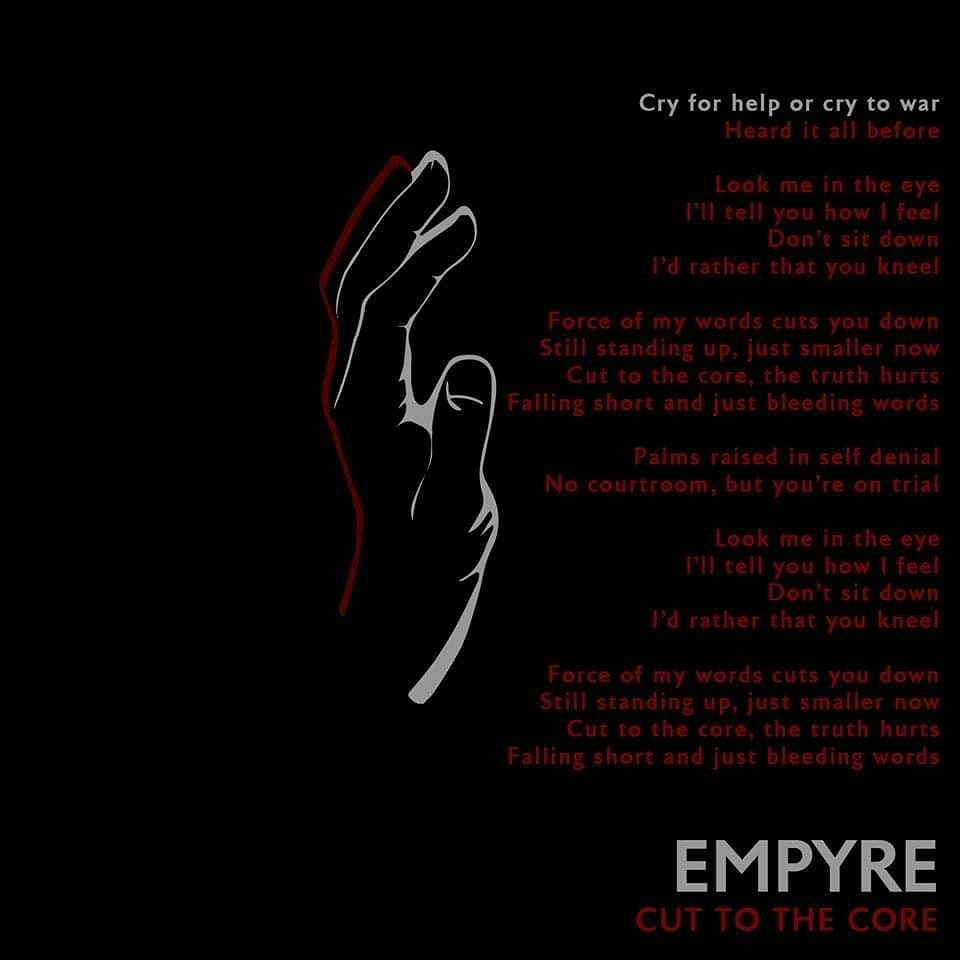 RockPeopleMgmt's tweet image. ✨'Cut To The Core' is out on Friday 19th June.. ✨
The next exceptional track from the @EmpyreRock  'Acoustic' collection  .. If you don't know the words here they are .😎

Pre-save the song on Spotify:
smarturl.it/cttca

#empyreacoustic #cuttothecore #spotify #presave