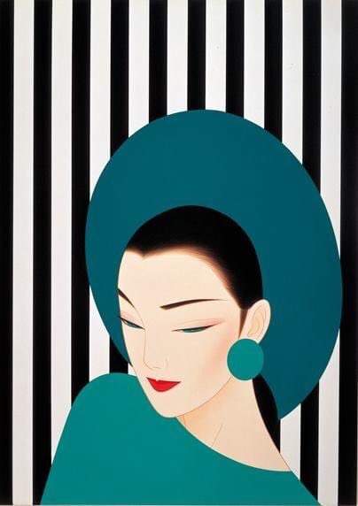 余談ですが、当初ノエビアの作品の背景には花等をあしらっていました