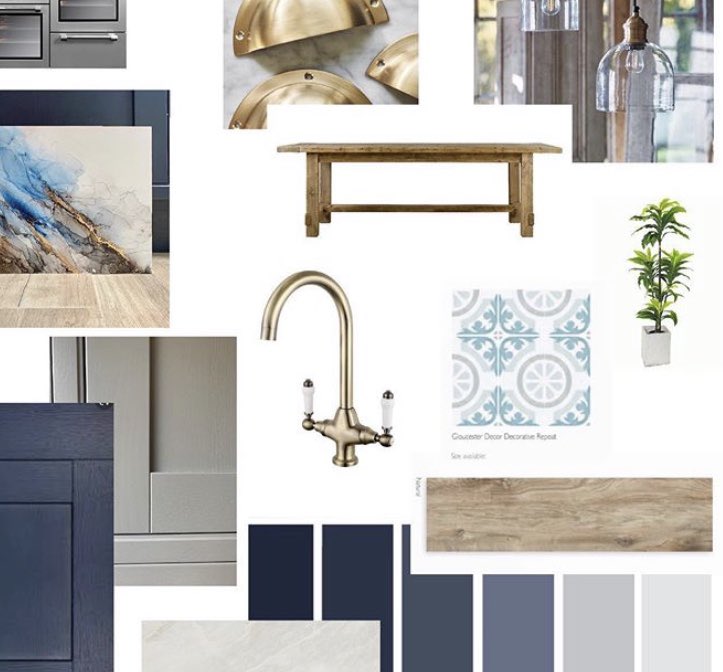 cravendunnill's tweet photo. These light blue and grey #patternedtiles - from our Parisienne Gloscester range - are so versatile, they can be used both as floor tiles or as a feature wall! If you love #patchworktiles, these premium designs will add the wow factor to any room #tiles #interiordesign #moodboard https://t.co/O5ENIaBgaB
