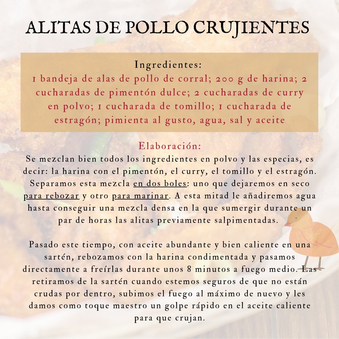 solobuey's tweet photo. Nos encanta el pollo frito, pero no se puede abusar de comida rápida… Hoy os proponemos hacer la receta con alitas de corral en casa, a cámara leeenta, e incluso con los peques. ¡Vais a tener que repetir! 😜
#RecetasSolobuey #cocinafácil #cocinarconniños #pollodecorral https://t.co/1RV8wVOya7