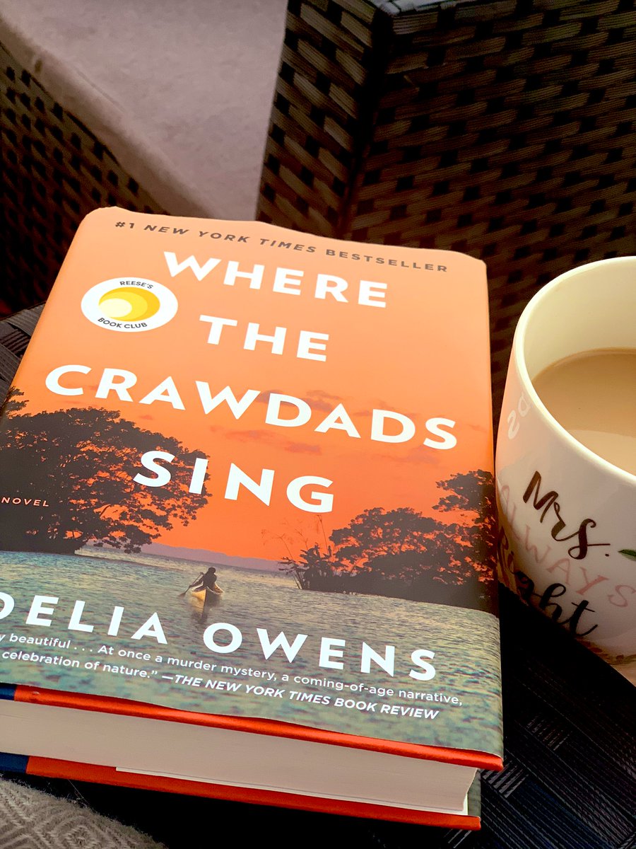 ELAisNeetz's tweet photo. #whatimreadingwednesday is a reread of favorite of mine while I patiently wait for my next book to arrive in the mail. #wherethecrawdadssing is one of my favorite coming-of-age stories mixed with a little murder mystery. What more could I want? #teachersasreaders https://t.co/fQobIcPJQn