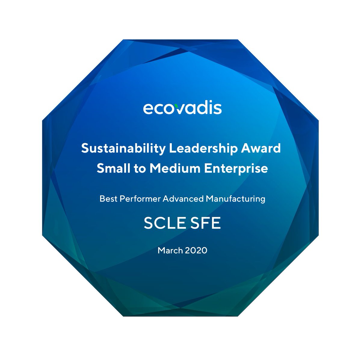 ENGIEsolutions's tweet photo. [ENGAGEMENT] 🤝SCLE SFE, entité d’#EngieSolutions spécialisée dans les postes Haute Tension et les systèmes sécuritaires a obtenu un « @EcoVadisFR Sustainability Leadership » Award Best Performer dans la catégorie des PME françaises du secteur « Industrie de pointe ». https://t.co/UcSw6g9GGD