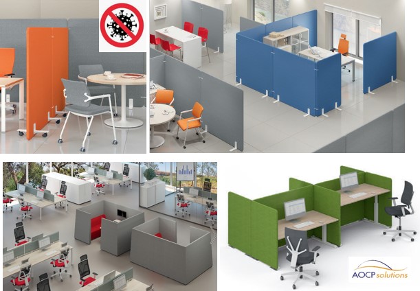 MobilierBureau's tweet photo. Des solutions élégantes et fonctionnelles pour compartimenter l’espace, réduire les bruits, respecter la distanciation, réorganiser vos espaces de travail. 
Cloisons phoniques et panneaux écrans (disponibles aussi en catégorie mobilier recyclé).
#deconfinement #mobilierbureau https://t.co/nmiCVuYB5g
