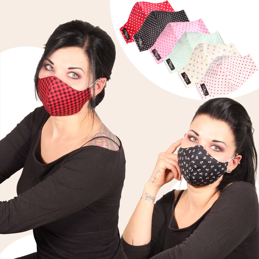 goinsaneshop's tweet photo. To ensure that you are still stylishly dressed, we have added a selection of fabric masks to our program.
You can find all available designs and colors in our shop:

https://t.co/uSk7Z2WiQT

#rockabilly #staysafe #facemask #goinsane https://t.co/rVc08c2pTG