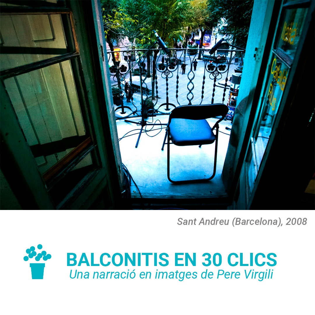 balconitis's tweet photo. 2⃣8⃣ / 3⃣0⃣ ‘BALCONITIS EN 30 CLICS. Una narració en imatges de @PereVirgili'.
🤫 La senzillesa tècnica, la plaça encara buida, l’actuació per revelar: la prèvia d’un #Balconitis, des del “backstage”.
⏯️ Tot a punt per a una acció espontània que, més tard, farcirà els carrers. https://t.co/RjTEO1r56K