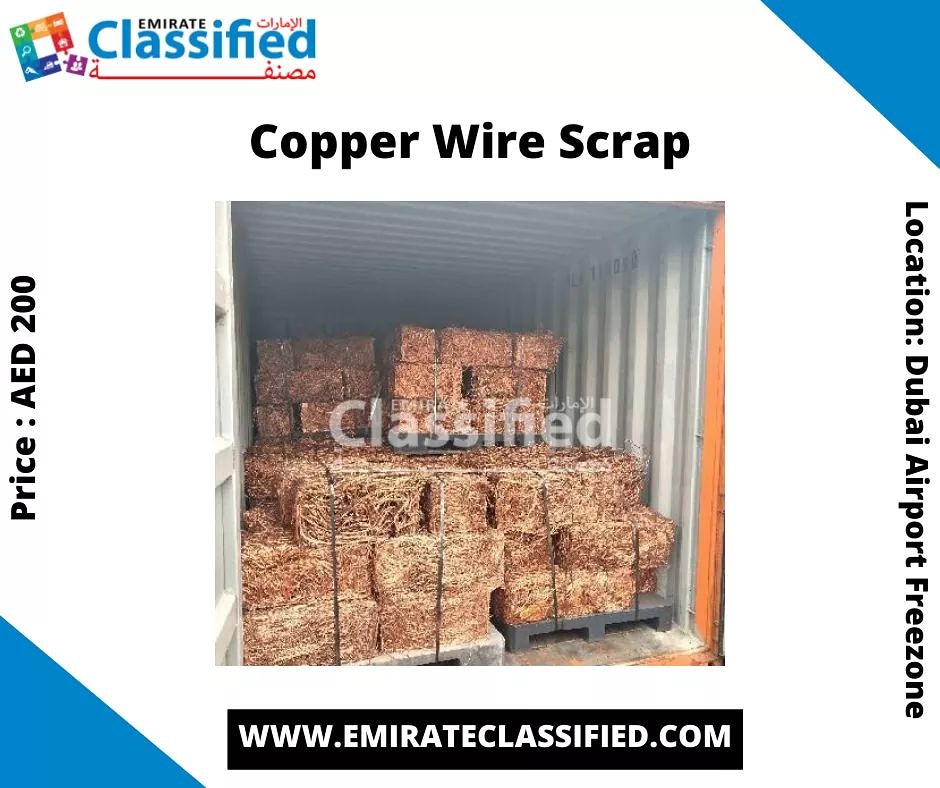EmirateCLFD's tweet photo. 𝗖𝗼𝗽𝗽𝗲𝗿 𝗪𝗶𝗿𝗲 𝗦𝗰𝗿𝗮𝗽

𝗗𝗲𝘀𝗰𝗿𝗶𝗽𝘁𝗶𝗼𝗻
Price: 200 AED (Fixed)
Type: Sale
Location: Dubai Airport Freezone, Dubai.

https://t.co/oHUireRAYH

#EmirateClassified #Emirate #Classified #Emirates #Classifieds #Scrap #MetalScrap #CopperScrap #ScrapInUAE #ScrapInDubai https://t.co/RFtE2MCfVT