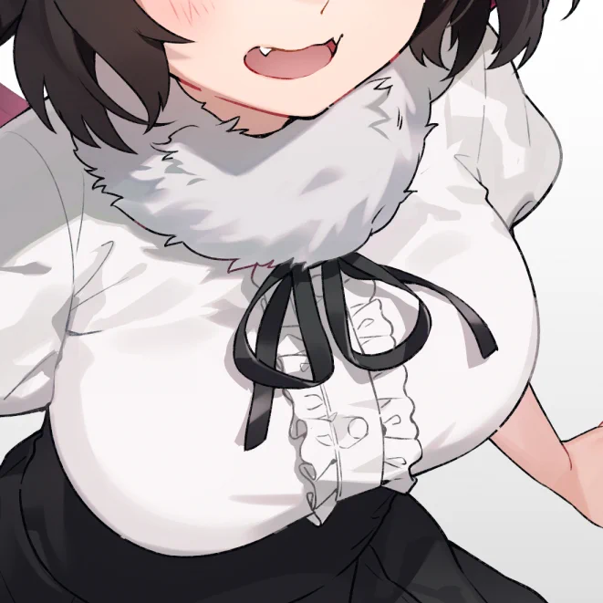 「ご主人〜♪大好きっス!好き好き〜っス!百合百合〜っス♪」

こないだの動画でゆにちゃん様お胸のサイズの話してたから・・・。美少女化むにの見た目好きよ
(この絵も後日メイキングがあがっちゃう)
#ゆにぴく #むにぴく 
