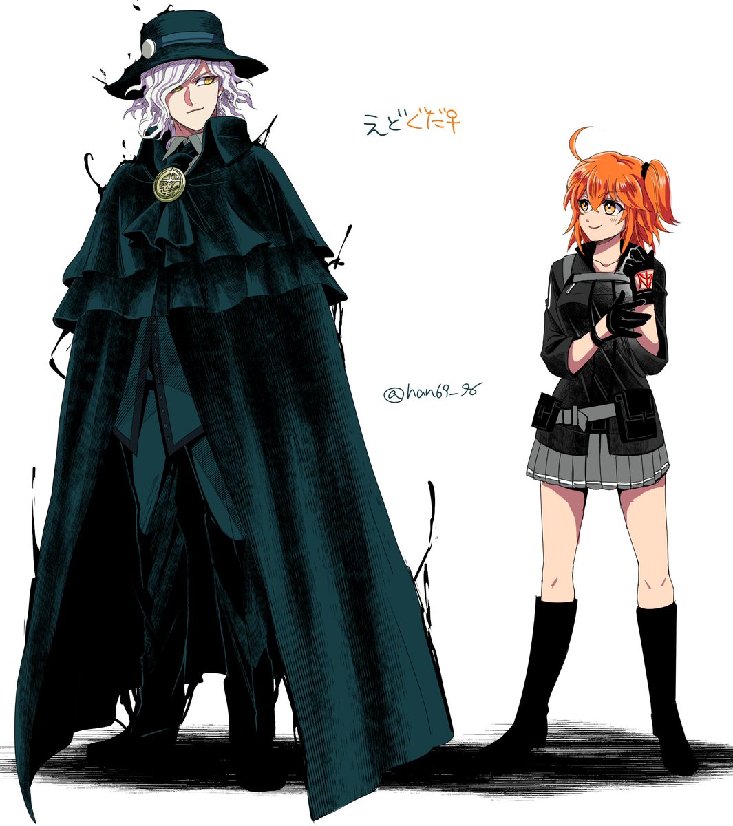 テンプレお借りして弊デアのエドぐだ♀でやってみた～～まとめれてすっきり!!✨https://t.co/vqcjIPCw5D 