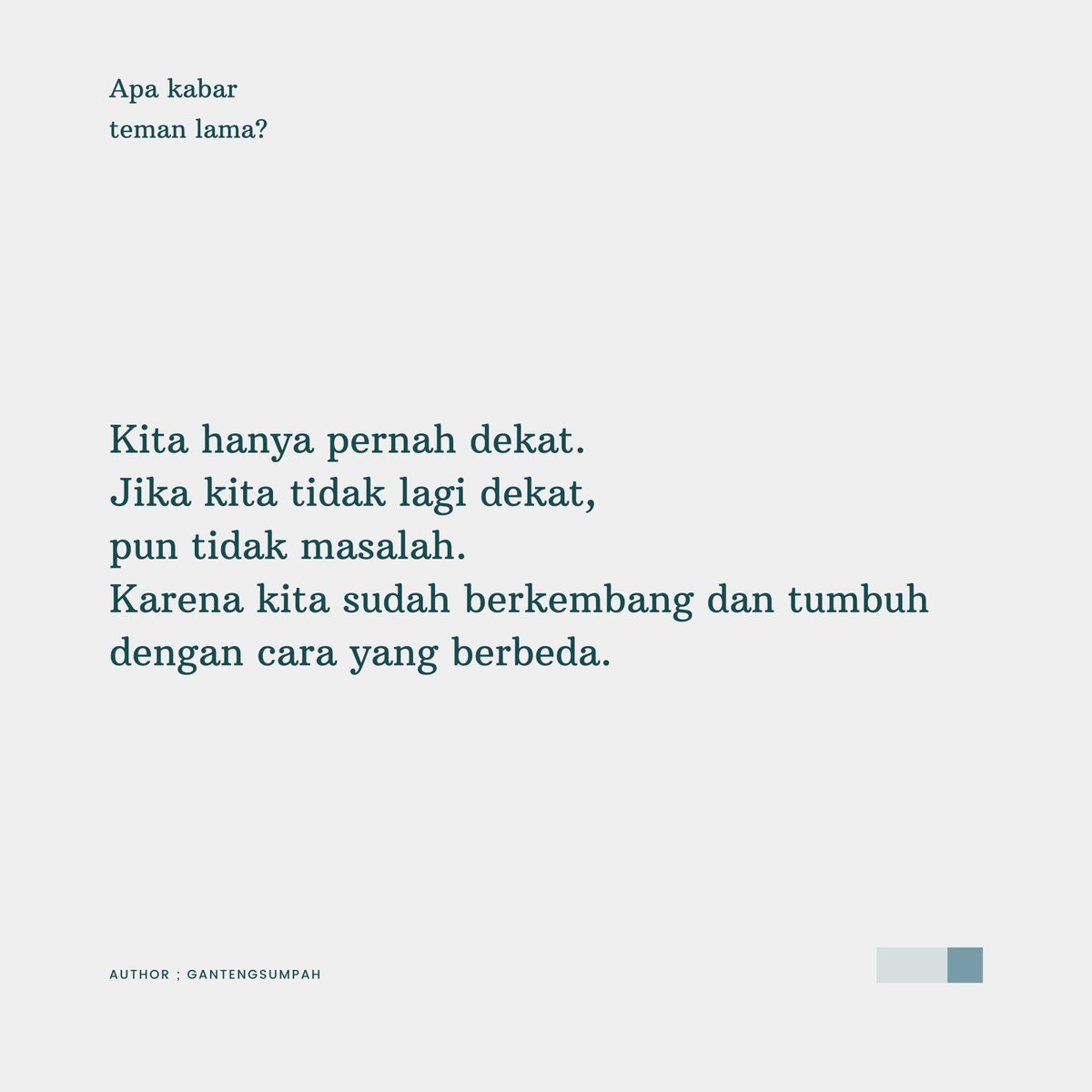 gantengsumpah's tweet photo. Apa kabar teman lama? https://t.co/chK71Q5mTB