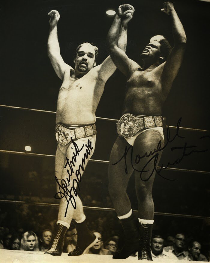 Norvell Austin worked mostly in the south as a tag team wrestler, famously with Sputnik Monroe as heels, but also teamed with Koko B. Ware as the Pretty Young Things, and was a member of the Midnight Express.