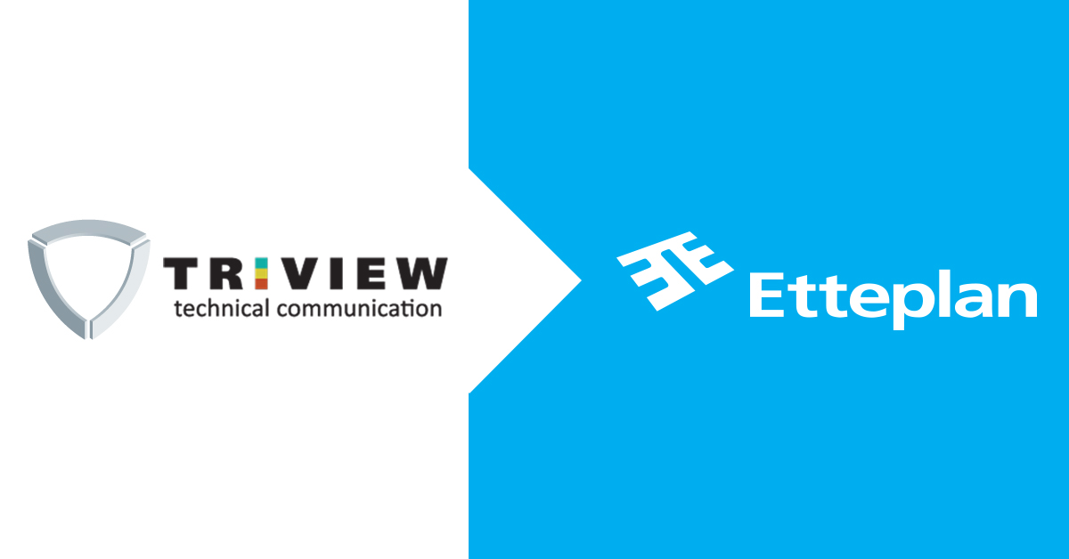 TriviewNL's tweet photo. Triview is now part of Etteplan. Start following @Etteplan on Twitter to see latest on services, events and insights. #technicaldocumentation https://t.co/xwnzdXbqZC