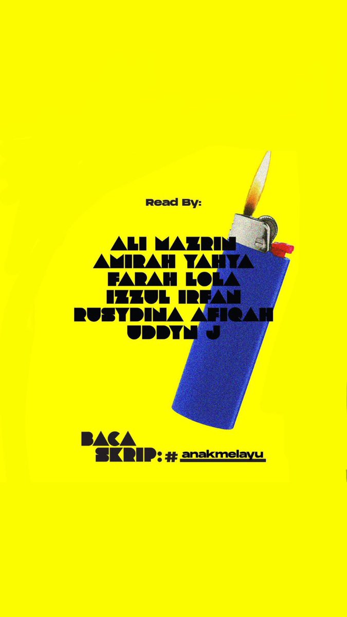 bmpsgpr's tweet photo. "Anak Melayu"
.
Presented by EkaMatra &amp; Fezhah Maznan featuring one of our Creative Director, Budyn on a monthly playwright series happening this 26 June 2020
.
 #bmpsg #bigmouthproduction #biarmulotbesarasalhatibaik https://t.co/cnsetxJXue