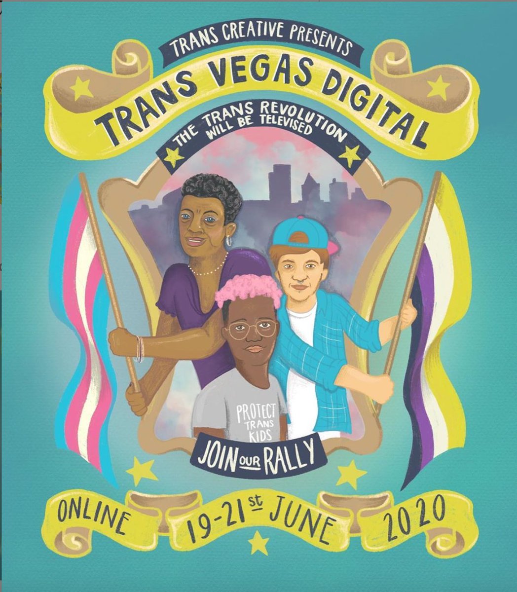 We can't wait for what will be an incredible weekend showcasing national and international trans and non binary performers! 

This Friday, #TransVegas2020 goes digital! 

@transcreativeuk @manchesterpride