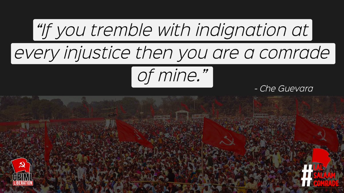 kavita_krishnan's tweet photo. UAPA is a draconian law targeting activists in India based on identity (Muslims, Dalits, Adivasis) and also ideology (various shades of Left ideology in particular). Bittu Sonowal of KMSS Assam is booked for saying #LalSalaamComrade. Show solidarity, say #LalSalaamComrade! https://t.co/WTngPhTEl1