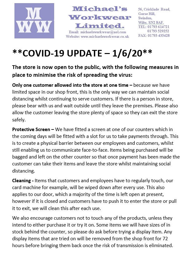 Michael's Workwear (@mwwltd) on Twitter photo 