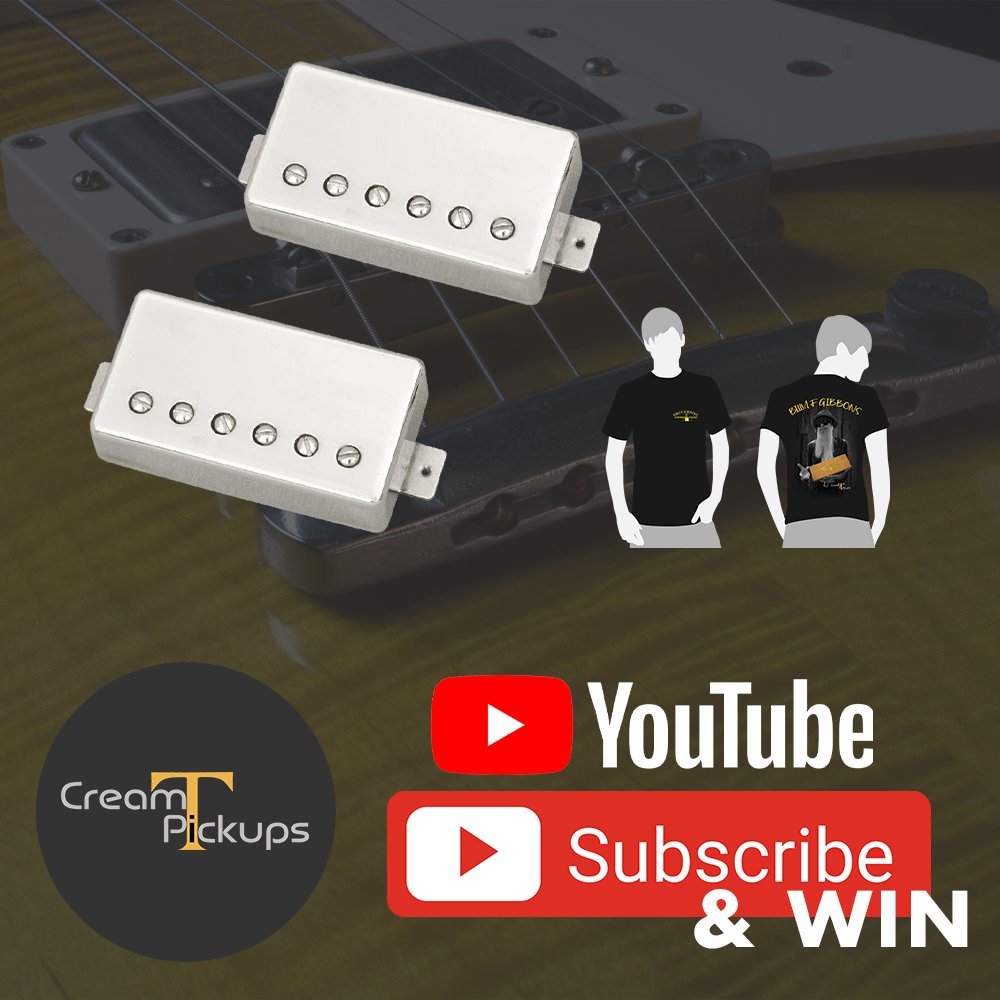 creamtcustom's tweet photo. Subscribe to our YouTube channel before 10th July for a chance to win 🎸
https://t.co/RTzHgACzzJ

1st Place - Set of 'BFG Banger' pickups + T-Shirt
2nd Place - 'BFG Banger' bridge pickup + T-Shirt
3rd Place - T-Shirt

Winners outside of EU responsible for postage.

#guitars https://t.co/AnHmMklKCq