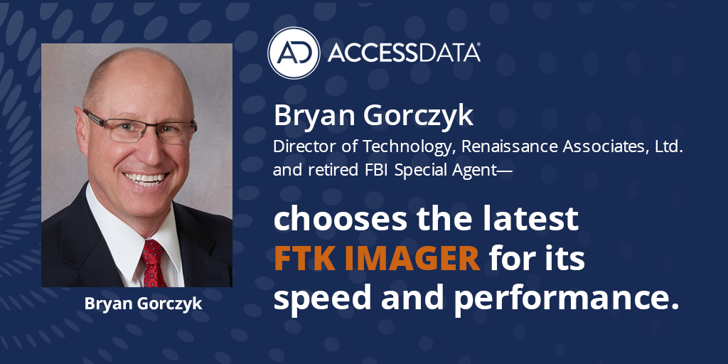 See why Bryan Gorczyk prefers #FTK #Imager. Read his testimonial and then download Imager at no cost when you need fast data preview and a dependable imaging tool.
Customer stories: bit.ly/2y5B7eL
More on FTK Imager: bit.ly/2BTF2j2
#DFIR #digitalinvestigations