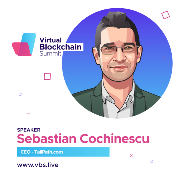 cochinescu's tweet photo. I am happy to talk about @tailpath and how we use #blockchain to track goods at #VirtualBlockchainSummit this Friday at 12pm CET. I am honored to take part in this event along side @mikojava @MohrWom @beniaminmincu @fixone and many more. https://t.co/OEwPXMjumf #VBS2020 #tailpath https://t.co/vBzH9iOvuB
