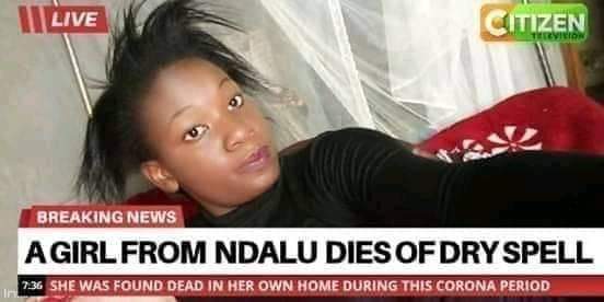 SMukangai's tweet photo. I will treat it as FAKE NEWS! How can DRY SPELL KILL??!!! https://t.co/fODEabC3zE