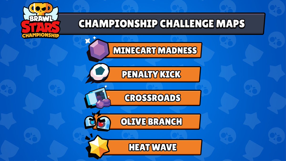 Brawl Stars Esports On Twitter Attention All Brawlers Here S The Map Order For The Upcoming Championship Challenge Brawlchampionship Save The Date Saturday June 13th And Good Luck Https T Co 4jso4jvbrd - brawl stars real maps
