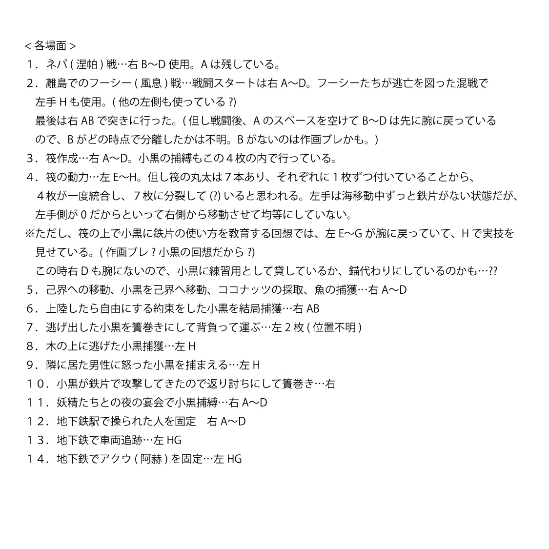 uran_kkd's tweet image. 自己満足の極み?の羅小黒戦記、无限様の金属片の使い方まとめです。
何が言いたいかというと、健気な?金属片ちゃんたちの活躍が可愛いのと、小黒愛されてるねー!!ってことです。