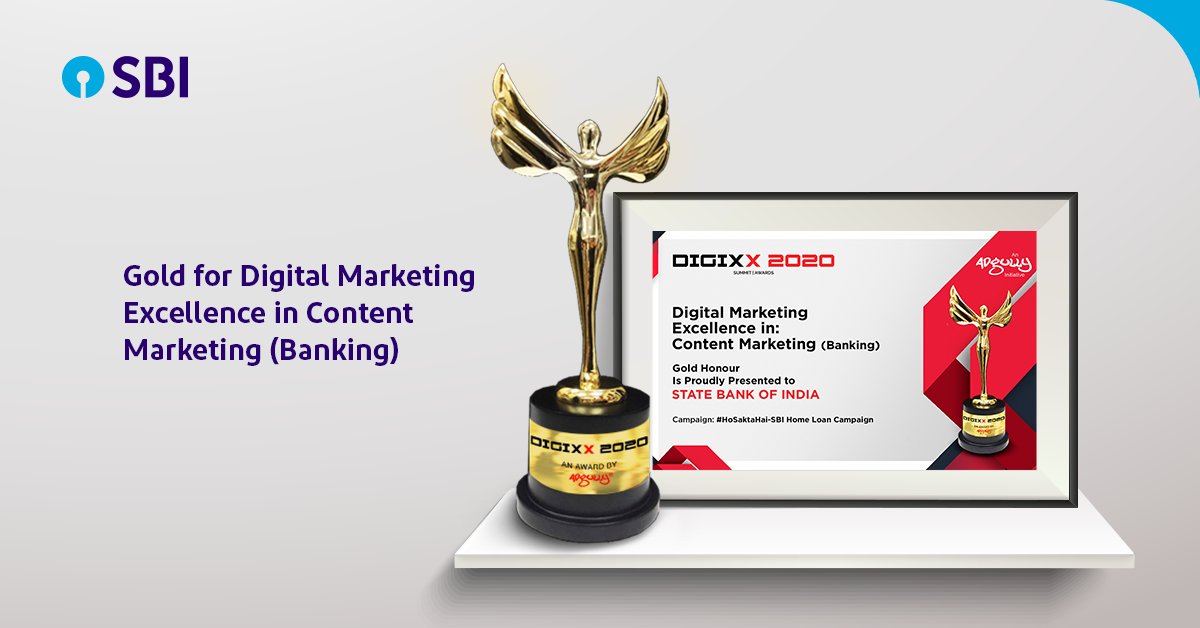 TheOfficialSBI's tweet photo. SBI does it again! We are proud to share with you that we have won 3 Awards at Digixx 2020 Virtual Summit. Many thanks to our followers for their continued support without which this would not have been possible. #Digixx2020 #TeamSBI https://t.co/fMPC1xych8