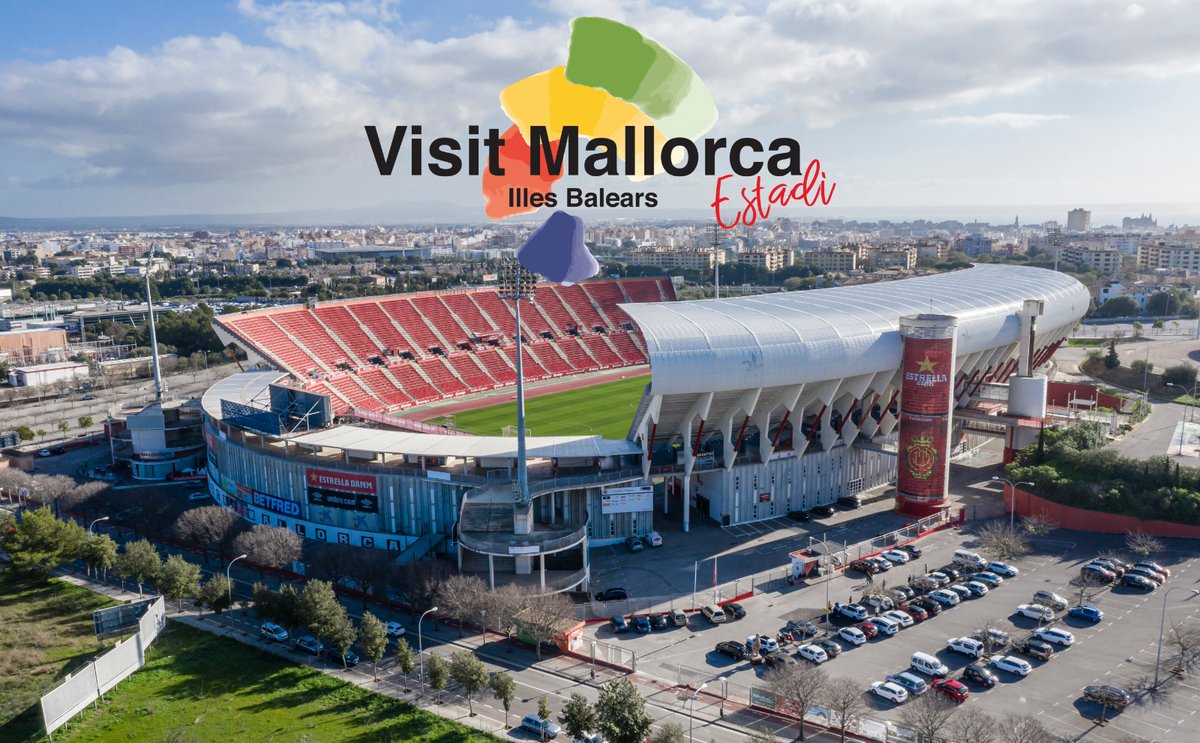 AirEuropa's tweet photo. ¡Nos sumamos a la iniciativa #VisitMallorcaEstadi del @RCD_Mallorca! Una fantástica oportunidad de promocionar el turismo de nuestra isla. https://t.co/CS24OrOwiG