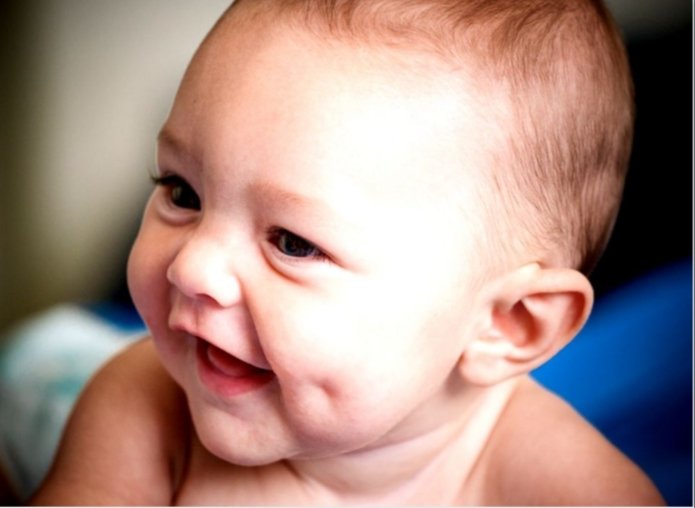 dimple cute baby