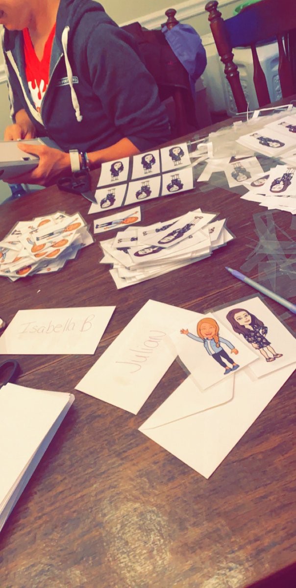 Ms. Lambert and Mrs. Picillo are delivering end of the year messages to the sixth grade. #onehouseatatime #beonthelookout👀