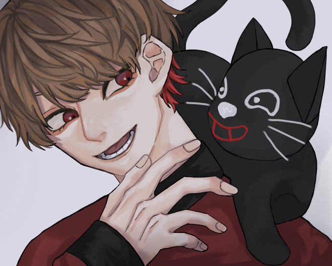 肩乗り猫のtwitterイラスト検索結果