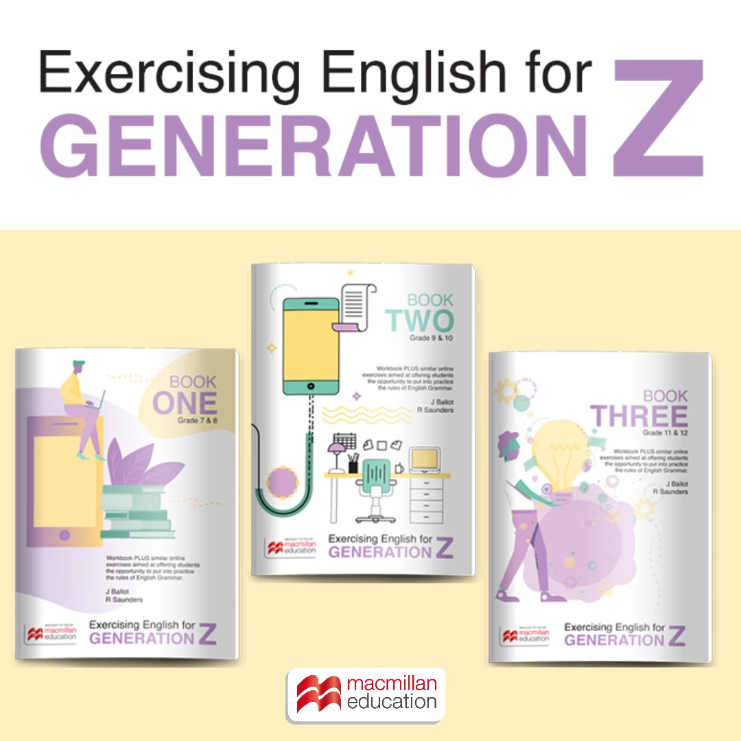 Macmillan Sa On Twitter Teaching English Remotely Is Effortless With Exercising English This Unique English Language And Grammar Series Includes Core Exercise Books For Grades 7 To 12 And Access To An