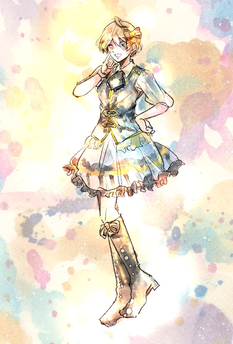 ひとによってパルフェの袖が変わってるのがかわいかった 