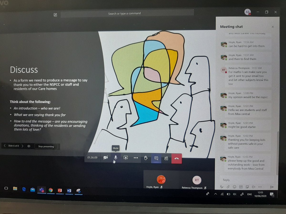 MissZaheer2's tweet photo. 8M live form session🧡

It was wonderful to see Ryan come up with great ideas for this week's task about being kind. @MrsThompsonMEAC and I really enjoyed connecting with Ryan again. He really does miss school😪 @MrsAdsonMEAC https://t.co/tVWWzsTMXq