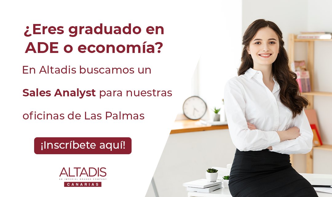 RecruitErasmus's tweet photo. 🔶 ¿Te apetecería formar parte del equipo de Altadis Canarias?
Si eres graduado en ADE o Economía y resides en Las Palmas, apúntate en el siguiente link!
https://t.co/KsjMdfE16e
¡Te esperamos!
#AltadisCanarias #SalesAnalyst #LasPalmas #empleo https://t.co/BglPemc3n5