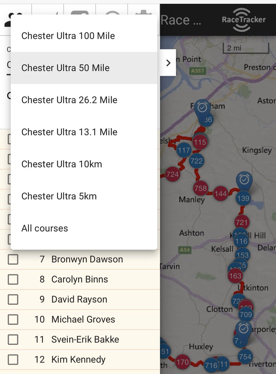 ChesterUltra's tweet photo. Chester Ultra > Race Still in Full Flow thanks to @GBRaceTracker
1. Load up the map @ https://t.co/ivdSsUPveK
2. Select the distance to view the course & respective leaderboard!
3. View the Race!
4. Bring up Runner Profiles
#GBUltras #VirtualTracking #Ultrarunner #Ultrarunning https://t.co/VKsux48o2f