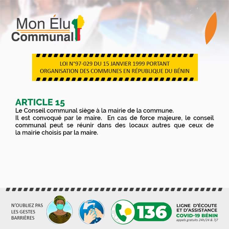 HOUEDANOURegina's tweet photo. Les séances du Conseil communal sont publiques. Toutefois, le conseil communal délibère à huit clos dans les cas définis par la loi.
Informons-nous pour mieux servir nos villes.
#MonEluCommunal
#NIMD
@229People
@wasexo @ab_benin @villeAvrankou https://t.co/LZHUqtBcY7