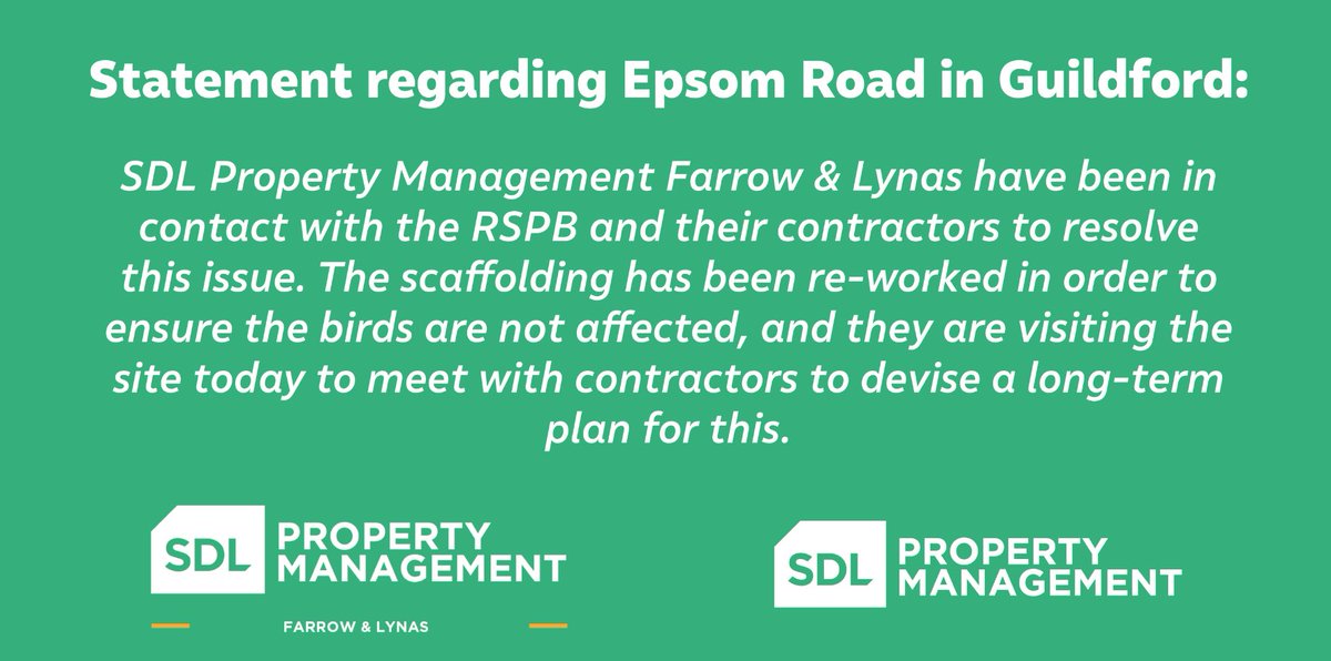 SDLPropertyMgmt's tweet image. We&apos;ve issued the below statement in regards to Swifts nesting in a property managed by SDL Property Management Farrow &amp;amp; Lynas:
