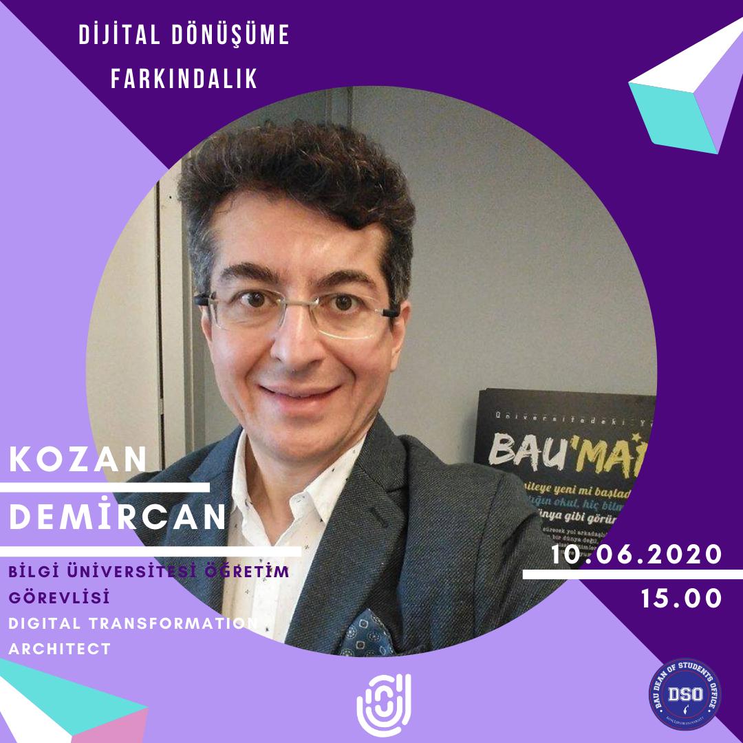 Khosann's tweet photo. Merhaba arkadaşlar! Bugün 15.00'te BAU Dijital Dönüşüm Kulübü (@BAUDIGIT) Farkındalık Zirvesi'nde #beceriaçığı kapatarak #dijitaldönüşüm yapma ve #Corona sonrası #yenimormal'de dijital girişimcilik anlatacığım. Beklerim @Bahcesehir 👉 https://t.co/hjWbq2mAHo https://t.co/YBa17Ops82