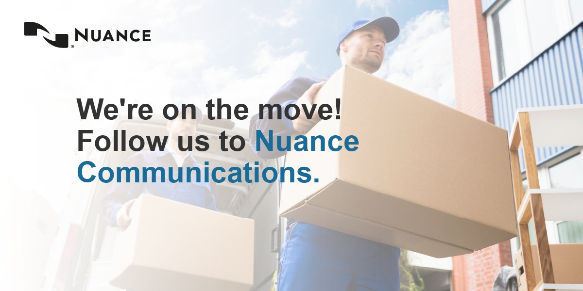 Have you joined us at <a href="/NuanceInc/">Nuance Communications</a>  yet? 

We're continuing our journey over on our global channel. #TeamNuance