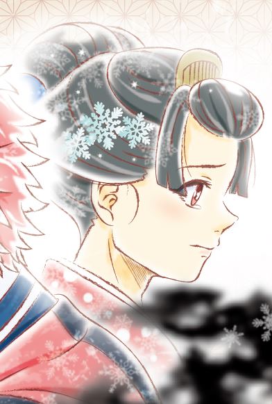 幸せ探しさんがTwitterに投稿した恋雪(鬼滅)(鬼滅の刃)のイラスト。